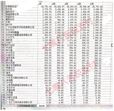 第三方支付市場(chǎng)群雄逐鹿，第一梯隊(duì)格局初現(xiàn)