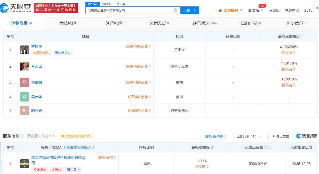 得到旗下公司新增AI軟件開發(fā)業(yè)務(wù)