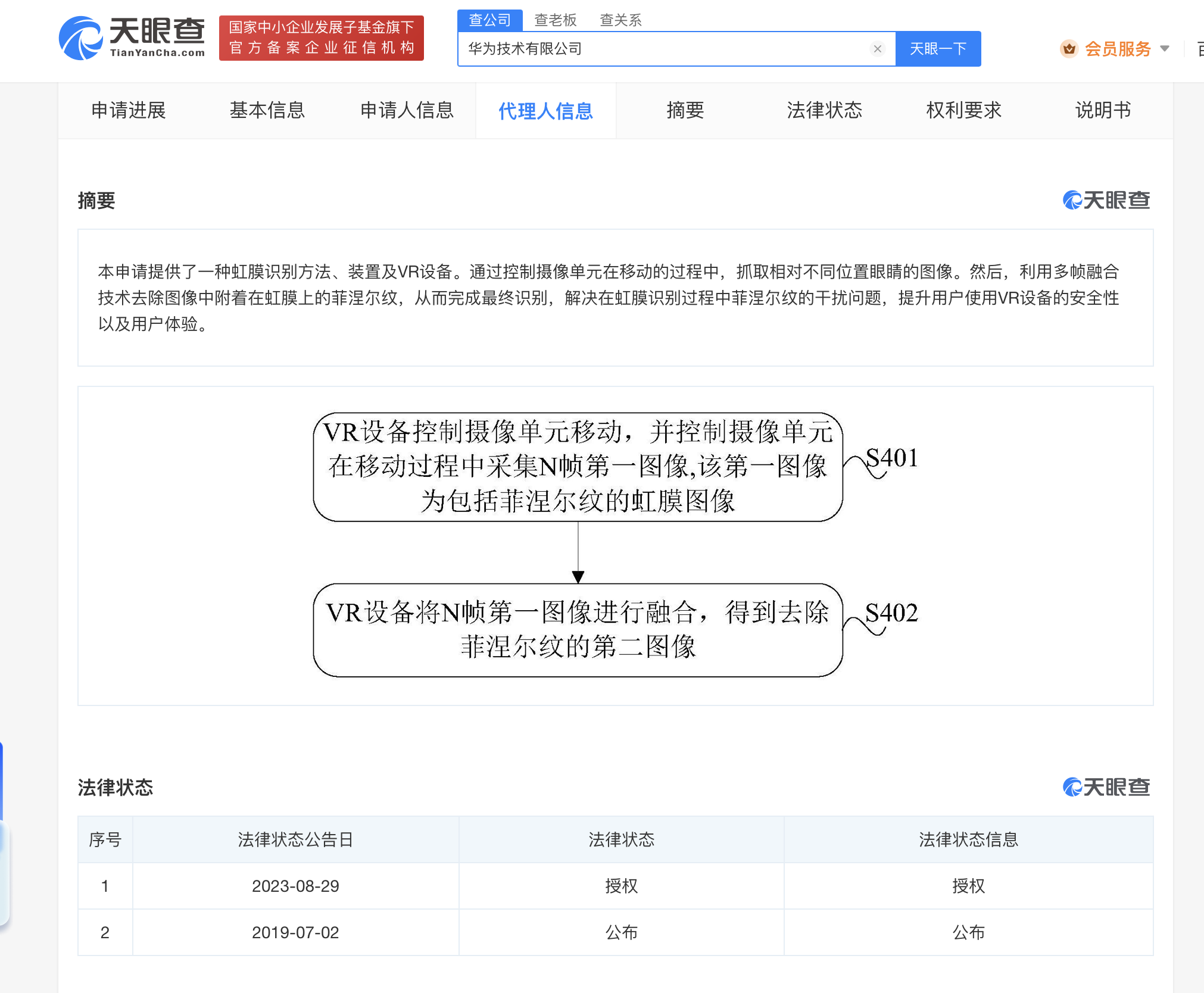 華為虹膜識(shí)別專利可解決識(shí)別干擾