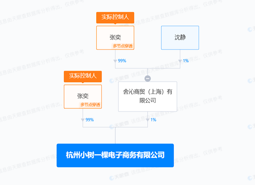 張大奕在杭州成立電商新公司