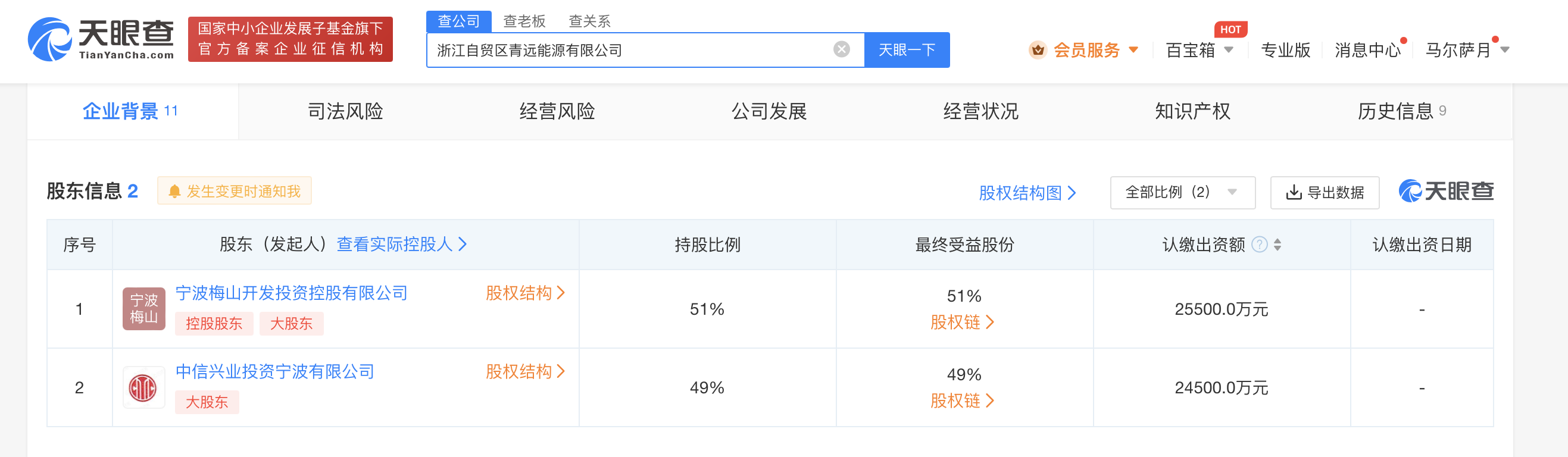 中信股份等成立浙江自貿區(qū)能源公司